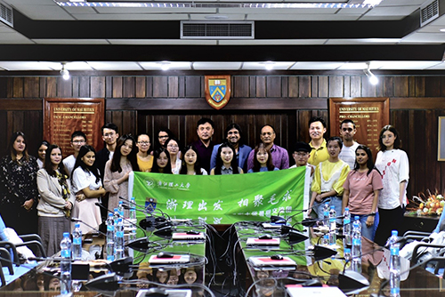 Visit of a Delegation of ZSTU Exchange Students to UoM, Aug 2019