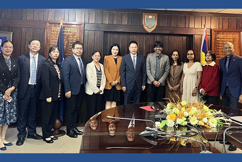 The 8th Annual Board Meeting of Confucius Institute at University of Mauritius, University of Mauritius, September 2025