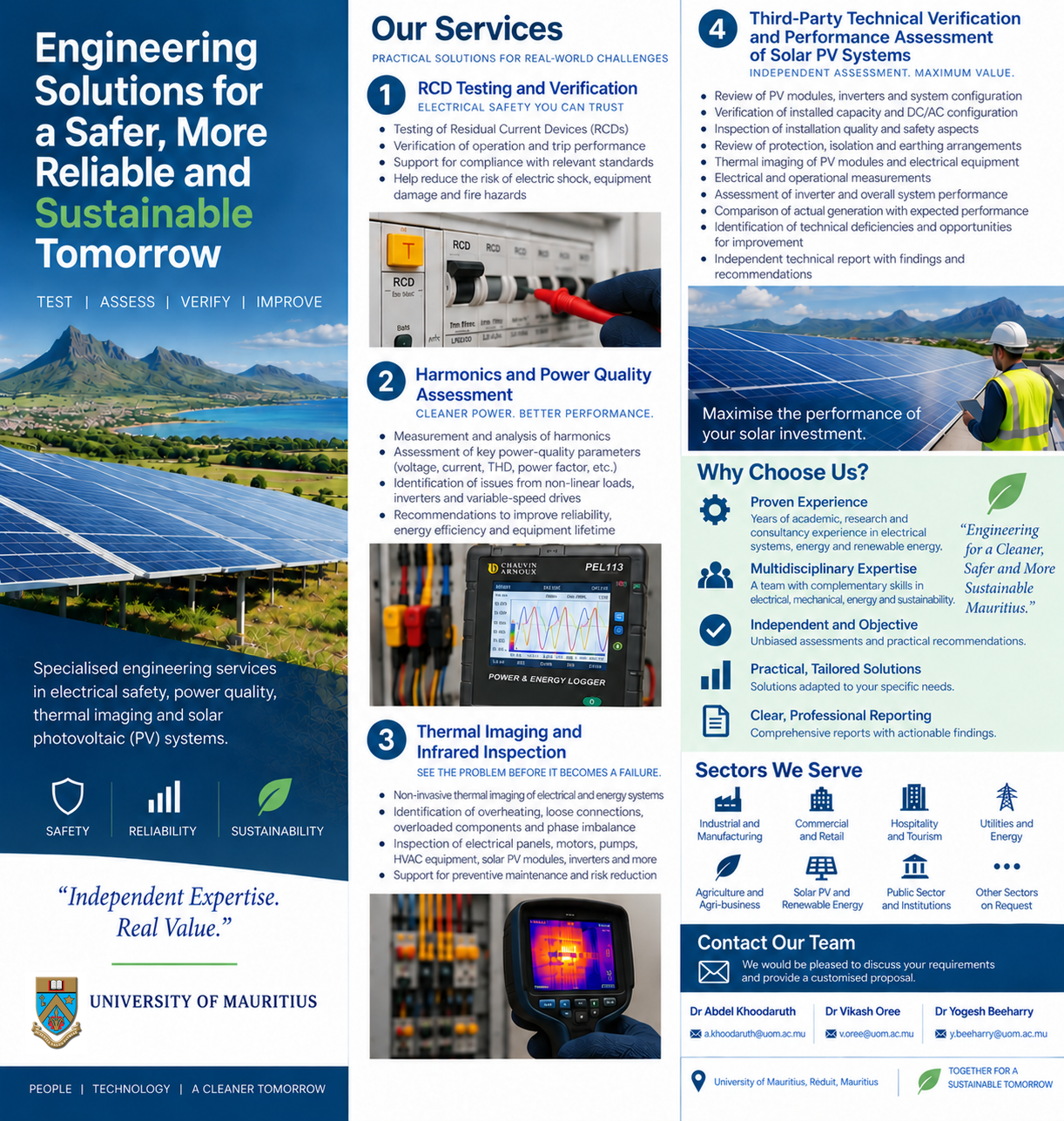 UoMBrochure EngineeringServices