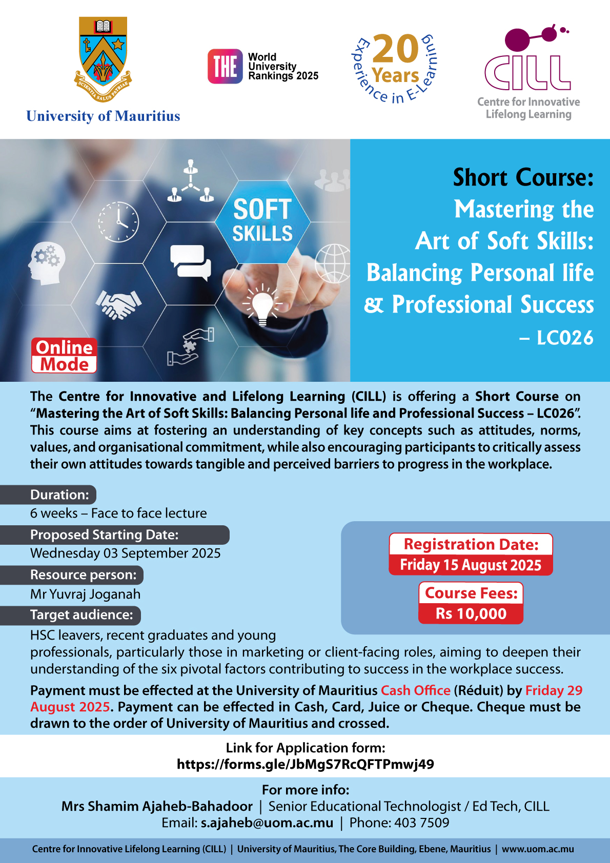 Mastering the Art of Soft Skills: Balancing Personal Life & Professional Success - LC 026