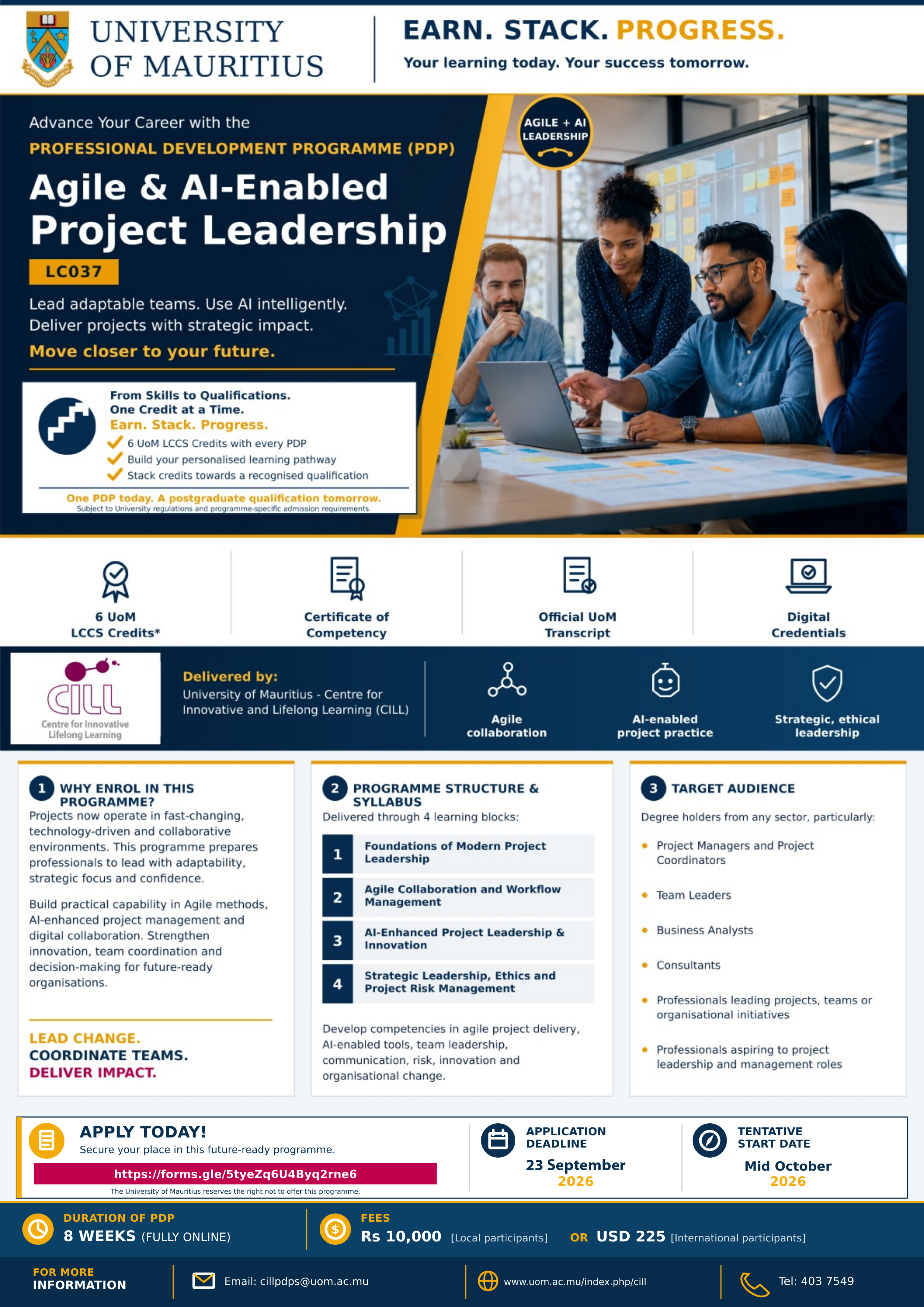 PDP in Agile & AI-Enabled Project Leadership LC037